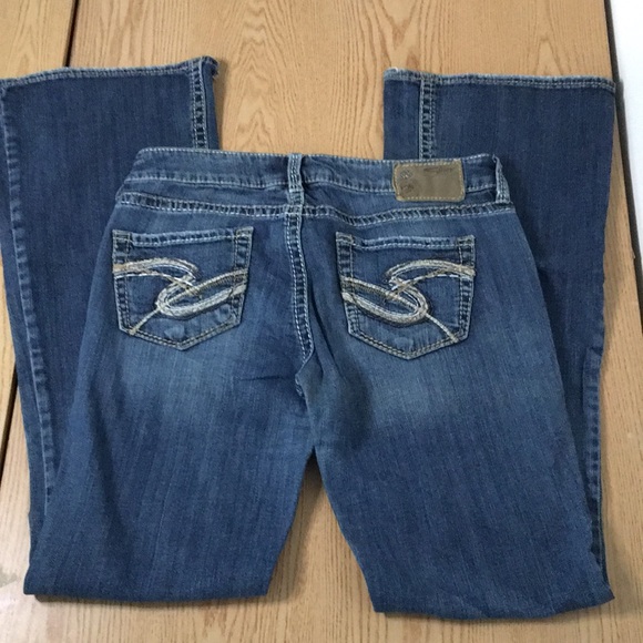 Womens Silver Jeans Eden Stretchy Flare Size 27W x 33L - Picture 9 of 9